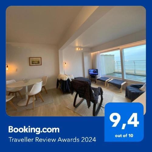 웬두이니 Penthouse On The Belgian Coast With Sea & Landscape Views 아파트 외부 사진